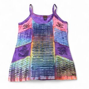 Y2K Plus Size Rising International Boho Tank Top